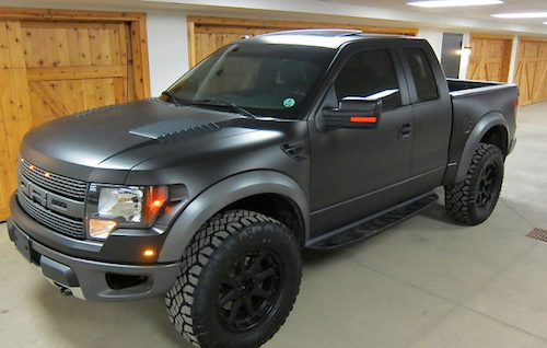 2013 Ford raptor matte black