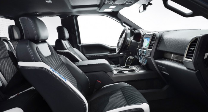 Interior of 2017 Ford Raptor