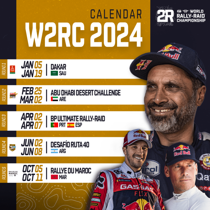 w2rc race calendar for 2024