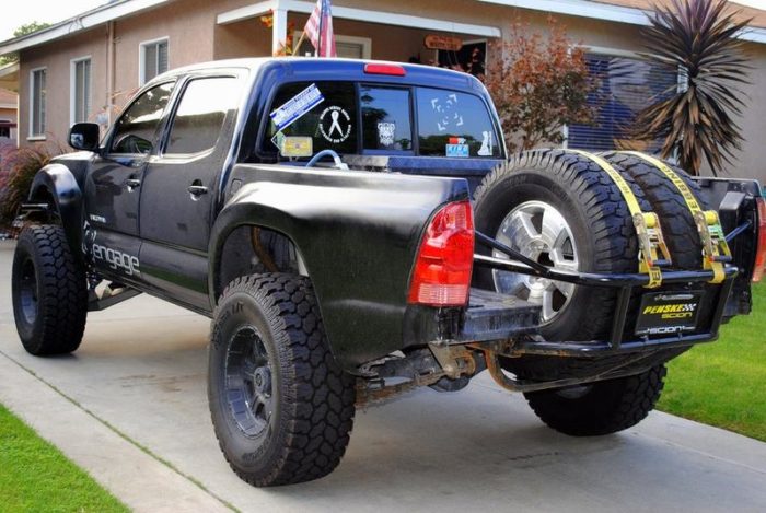 Spare Tires in Prerunner Truck bed
