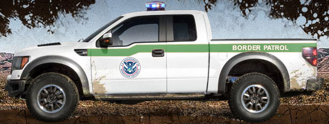 Ford Raptor US Border Patrol Truck