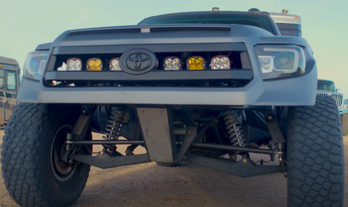Front End of Trophy Truck Tundra