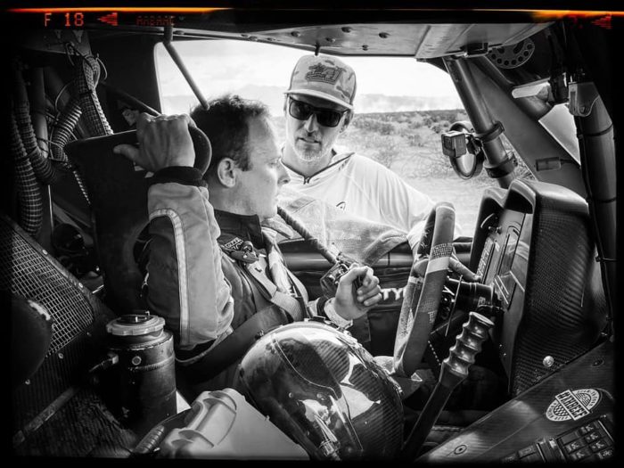 justin lofton in his trophy truck